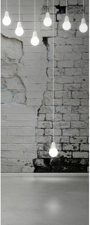 Фотообои Citydecor Лампочки 3D с защитным покрытием 100x254