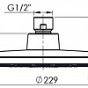 Верхний душ Rubineta Mosaic 622152B