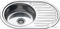 Кухонная мойка Melana MLN-7750 U (полированная, глубина чаши 16 см., сталь 0.6 мм.)
