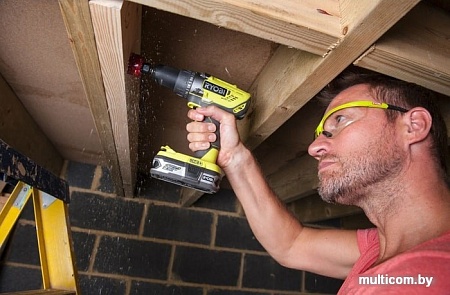 Дрель-шуруповерт Ryobi R18DD3-215S 5133003774 (с 2-мя АКБ, сумка)