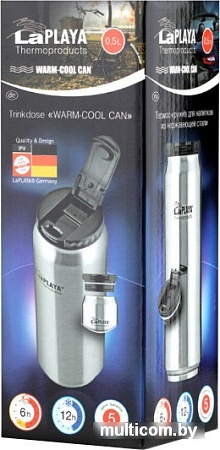 Термокружка LaPlaya Warm-Cool Can 0.5л (серебристый)