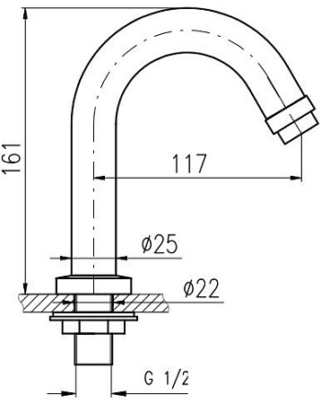 Излив Slezak RAV VOD6201