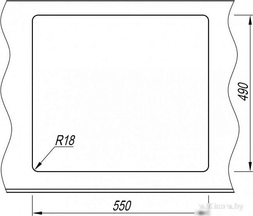 Кухонная мойка ARFEKA Dalago 57 (серый)