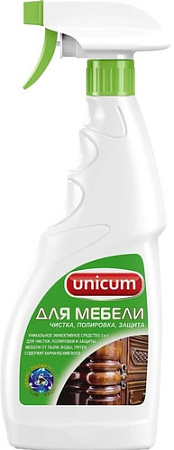 Средство для мебели Unicum Для мебели 3 в 1 500 мл