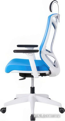 Кресло Chair Meister Nature II Slider 3D (белая крестовина, голубой)