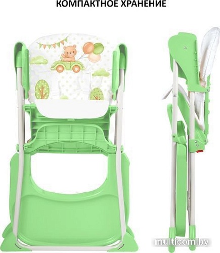 Высокий стульчик Globex Мини New 1402/40 (зеленый)