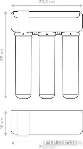 Система обратного осмоса БАРЬЕР Compact Osmo 100