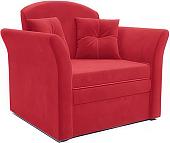 Кресло-кровать Мебель-АРС Малютка №2 (микровельвет, кордрой красный)