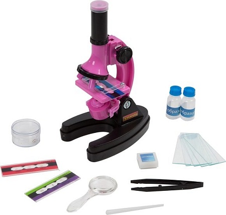 Детский микроскоп Bondibon Науки с Буки Микромир 13 экспериментов ВВ3379
