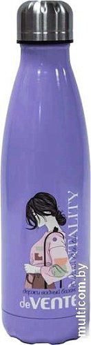Фляга-термос deVente Mentality 500мл (сиреневый)