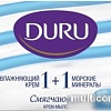 Косметика по уходу за телом Duru Крем-мыло 1+1 Увлажняющий крем &amp; Морские минералы 80 г