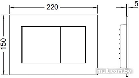 Tece Now 9240402 (хром матовый)