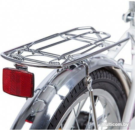 Детский велосипед Novatrack Urban 18 2019 183URBAN.WT9 (белый/сиреневый)
