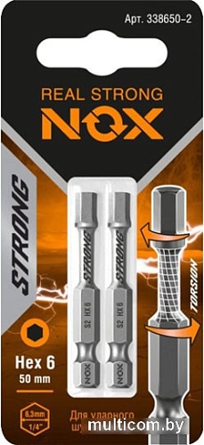 Набор бит Nox Strong 338650-2.21.2 (4x2 шт)