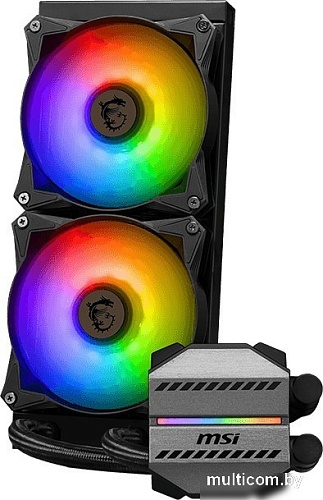 Жидкостное охлаждение для процессора MSI MAG CoreLiquid M240 (черный)