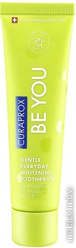 Зубная паста Curaprox Be You со вкусом яблока и алоэ 60 мл (с 3 лет)