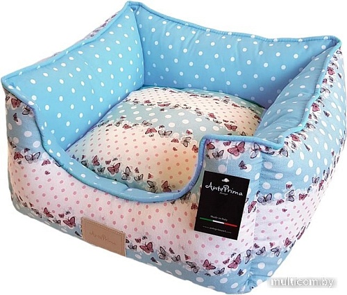 Лежак AntePrima Yolande YOLBUTTURPOIS01 (бело-голубой горошек)