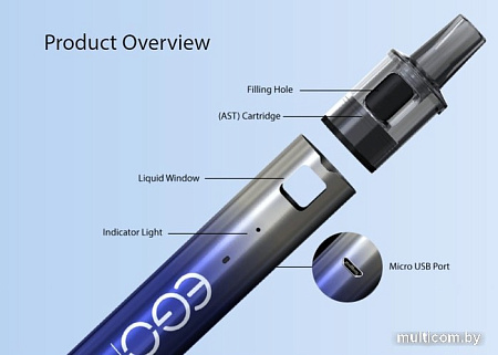Стартовый набор Joyetech eGo Pod (AST Version, metal black)