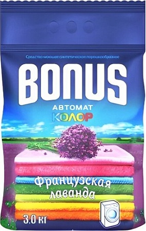 Стиральный порошок БЗПИ Bonus Автомат Колор Французская лаванда 23c677-3567 (3кг)