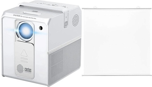 Проектор CACTUS CS-PRC.04WT.WUXGA-A + Экран CS-PSRM-180X180-WT