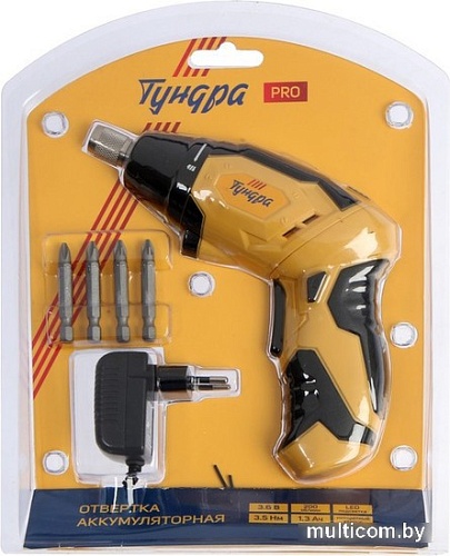 Электроотвертка Tundra Pro 7461754 (с 1-им АКБ)