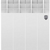 Биметаллический радиатор Royal Thermo BiLiner Bianco 350 (5 секций, с монтажным комплектом и угловыми кранами)