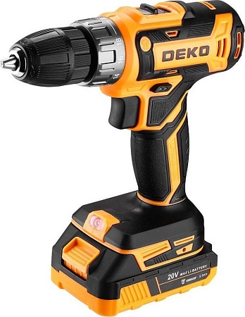 Дрель-шуруповерт Deko Banger 20V ONE+ 083-1109 (с 2-мя АКБ, кейс)