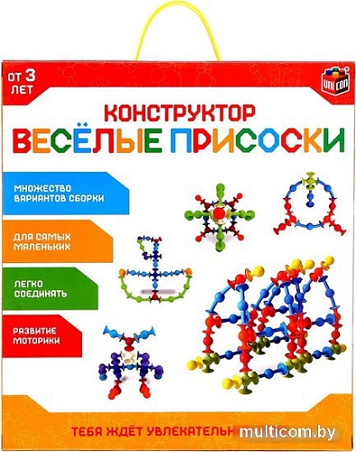 Развивающая игра Unicon Веселые присоски 7706705 (77 эл)