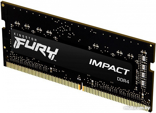 Оперативная память Kingston FURY Impact 2x16GB DDR4 SODIMM PC4-25600 KF432S20IB1K2/32