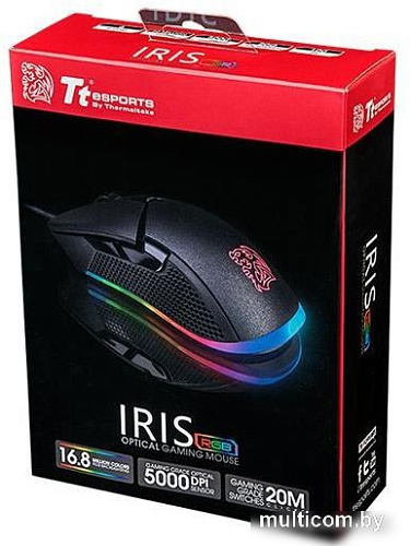 Игровая мышь Thermaltake Iris Optical RGB MO-IRS-WDOHBK-01