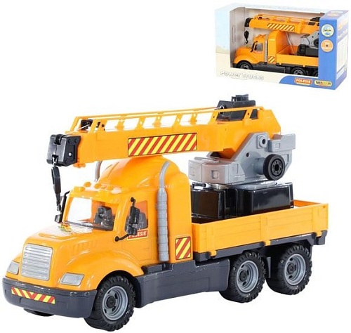 Полесье Майк автомобиль-кран с поворотной платформой 61966