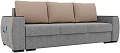 Диван Лига диванов Брион 101774 (серый/бежевый)