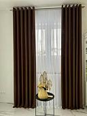 Комплект штор Модный текстиль Канвас 09L 112MTKANVASMO2-2 3.6x2.5 (2 шт, коричневый/античный)