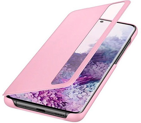 Чехол Samsung Smart Clear View Cover для Galaxy S20+ (розовый)