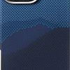Чехол для телефона Pitaka StarPeak Tactile Woven для iPhone 16 Pro (темно-синий)