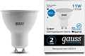 Светодиодная лампочка Gauss Elementary GU10 11Вт 850lm 6500K 13631 (10 шт)