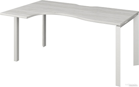 Стол Программа Техно Аргентум-МП НТМП.П-040 левый (сосна винтер/белый)