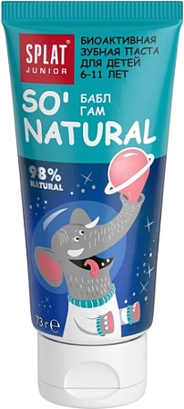 Зубная паста SPLAT Junior бабл гам 6-11 лет (73 г)