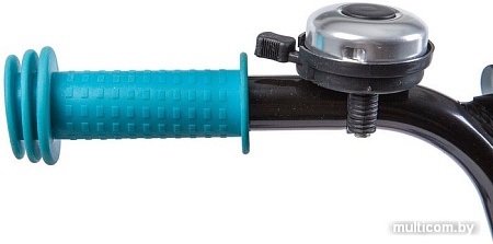 Детский велосипед Novatrack Valiant 16 2019 163VALIANT.BK9 (черный/голубой, 2019)