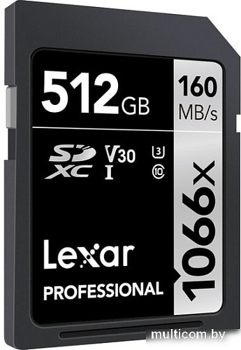 Карта памяти Lexar Professional 1066x SDXC LSD1066512G-BNNNG 512GB