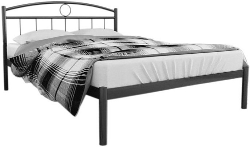 Кровать Князев Мебель Люмия 120x200 ЛЯ.120.200.Ч (черный муар)