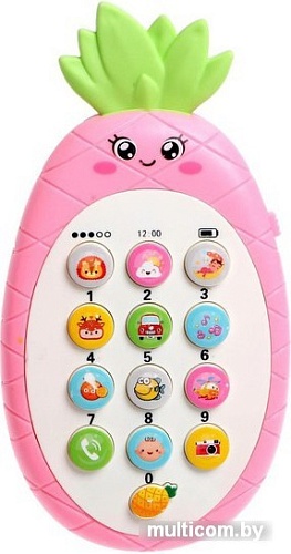 Музыкальная игрушка Zabiaka Ананасик 5148885 (розовый)