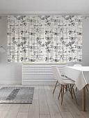 Комплект штор JoyArty Чертежи самолетов 1.45x1.8 м pox_53394_145x180 (2 шт)