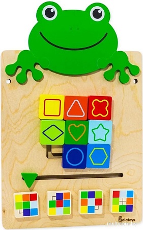 Бизиборд Alatoys Настенная бизидоска Лягушка ББ606