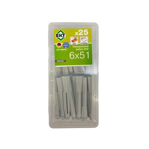 Дюбель распорный ЕКТ B006260 (25 шт)