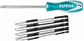 Набор отвертка с битами Total THT250236 (10 предметов)