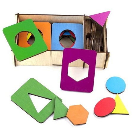 Мозаика/пазл WoodLand Toys Доски Сегена Цвет 068101