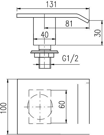 Излив Slezak RAV VOD7301