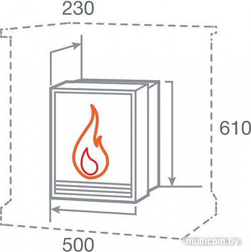 Электрокамин RealFlame Majestic Lux BR S