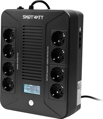 Источник бесперебойного питания SmartWatt UPS Safe Pro LCD 800